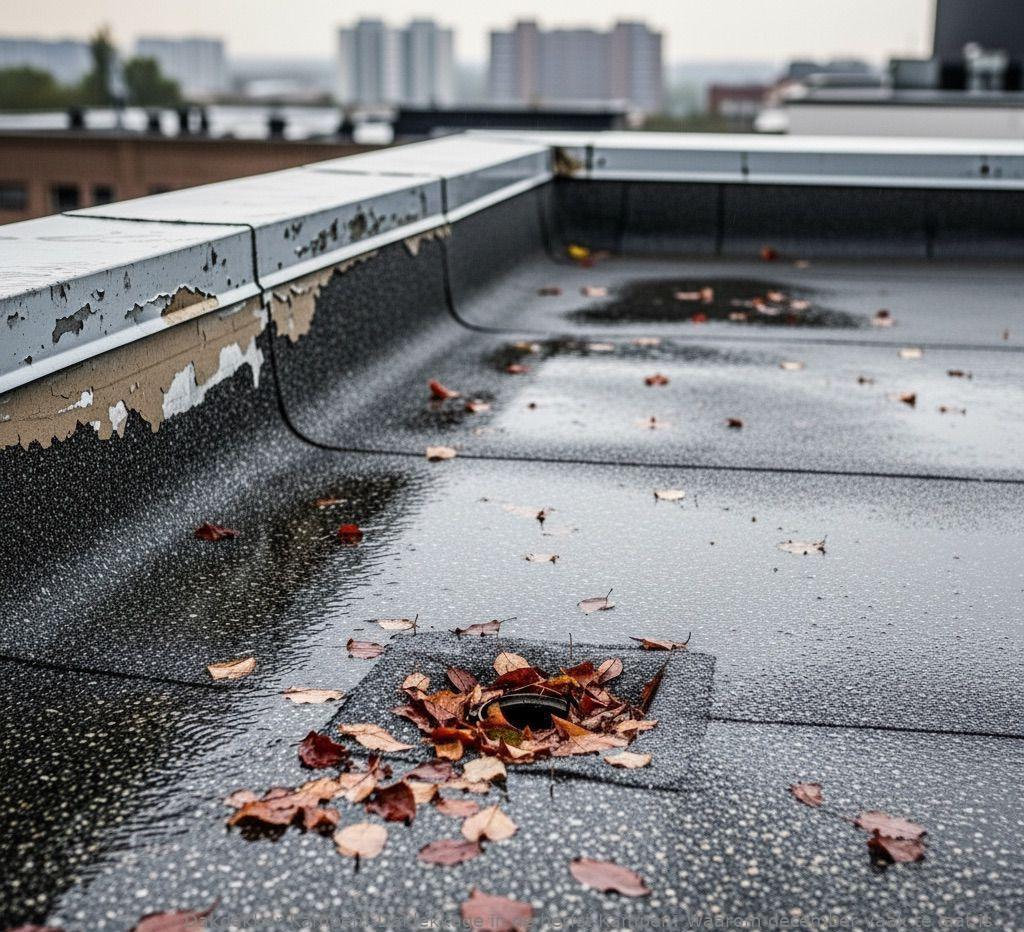 Daklekkage In De Herfst Kampen