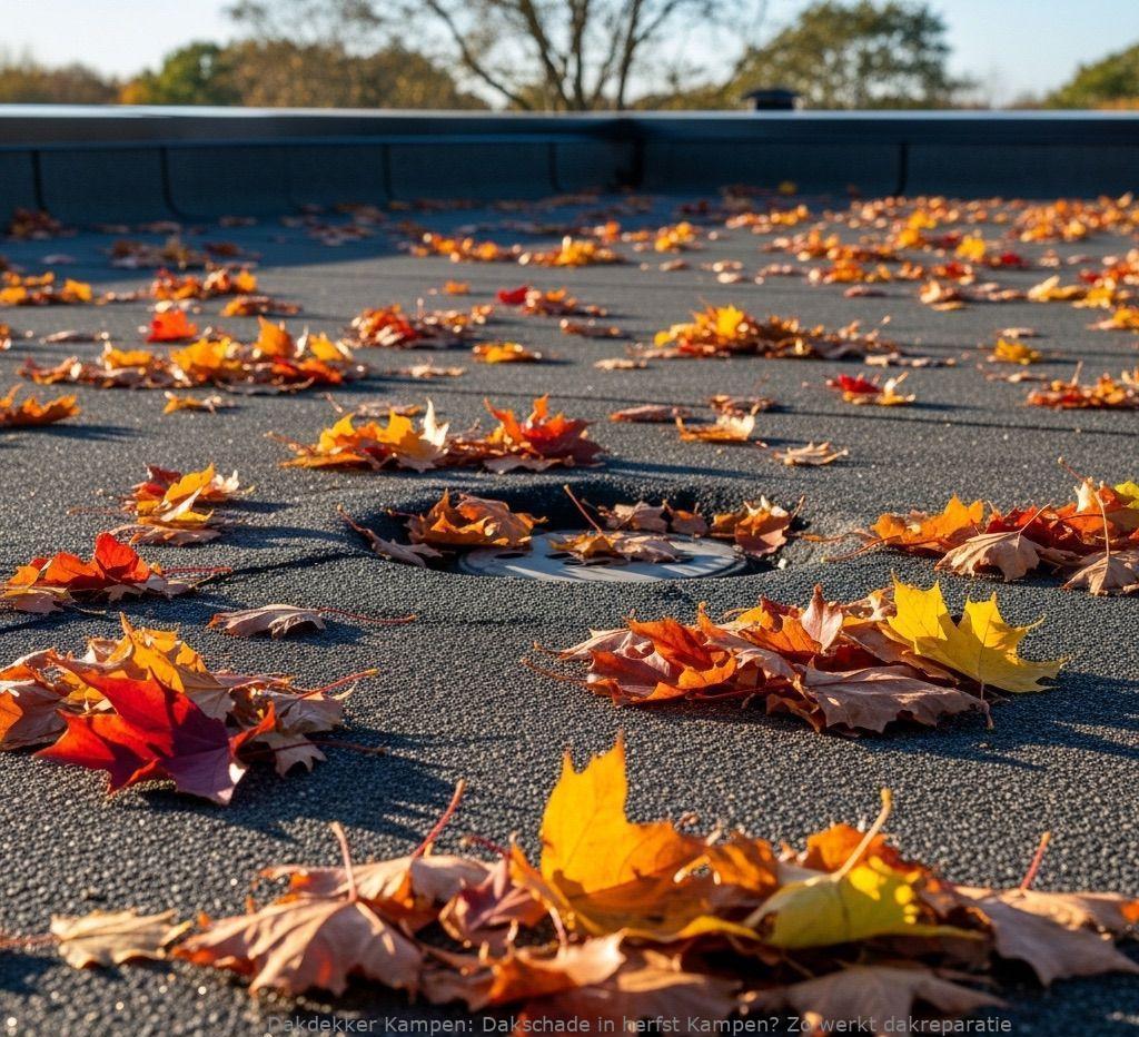 Dakschade In Herfst Kampen